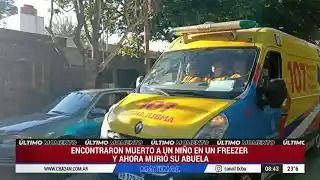Córdoba: un niño murió tras ser encontrado dentro de un freezer y su bisabuela falleció al enterarse