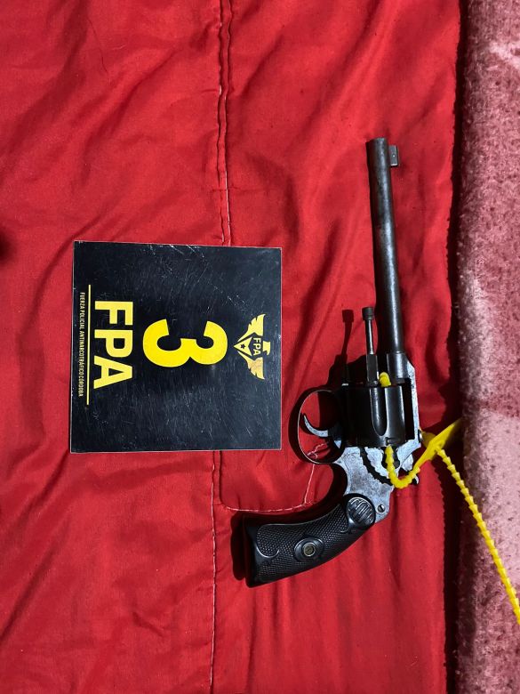 FPA incautó armas de alto calibre en tres allanamientos 