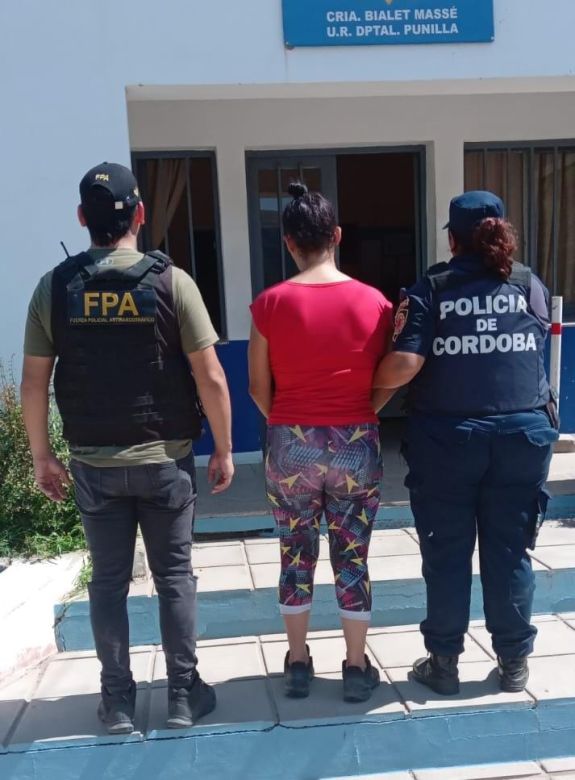 FPA detuvo a una mujer por comercialización de estupefacientes en Cosquín  