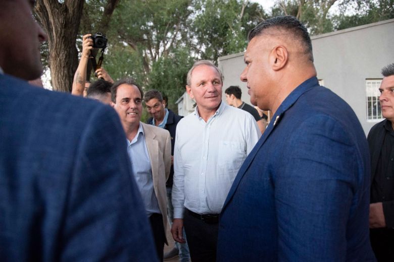 Llamosas y De Rivas estuvieron presente en la inauguración de la “Ciudad Deportiva Pablo Aimar”