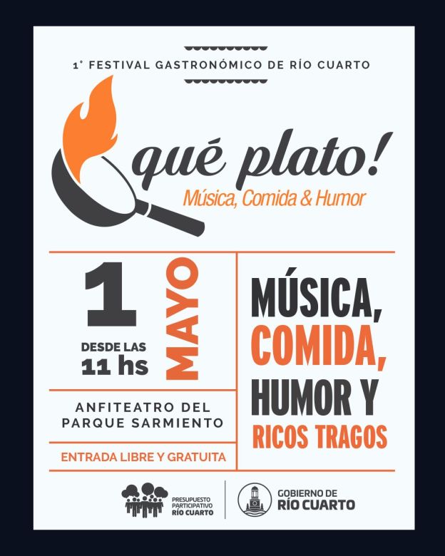 Se acerca el Primer Festival Gastronómico de Río Cuarto 