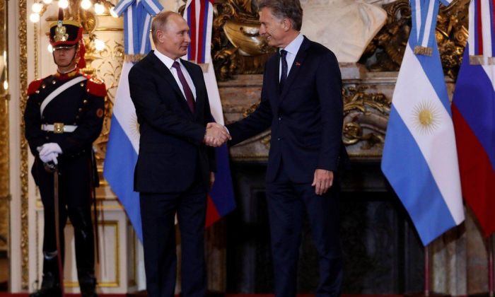 Mauricio Macri y Vladimir Putin tuvieron una reunión “muy productiva” con firma de acuerdos