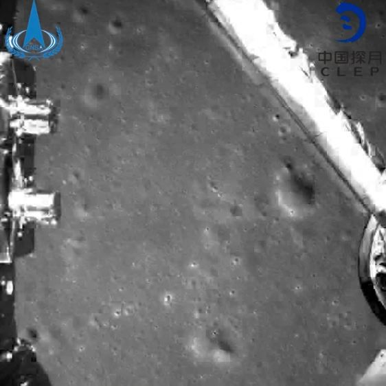 La sonda china Chang'e-4 envió las primeras fotos desde la cara oculta de la Luna