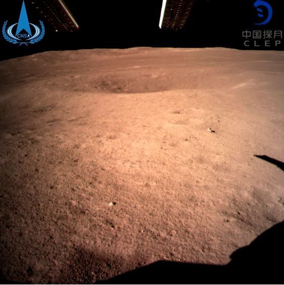La sonda china Chang'e-4 envió las primeras fotos desde la cara oculta de la Luna