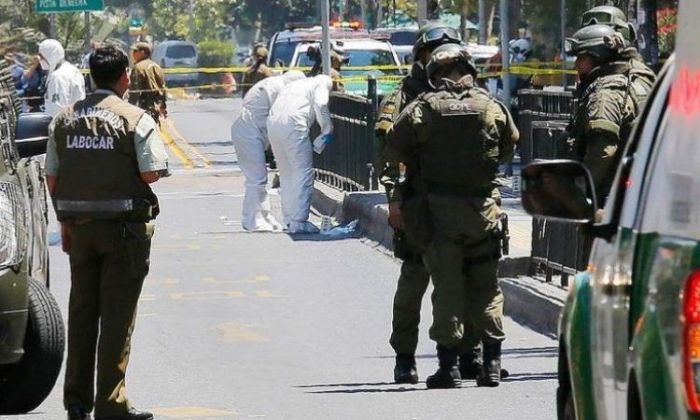 Atentado explosivo en una parada de colectivo en Chile deja 5 heridos