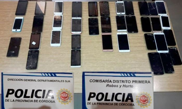 La Policía recuperó 36 celulares, tablets y notebooks con denuncias por arrebatos