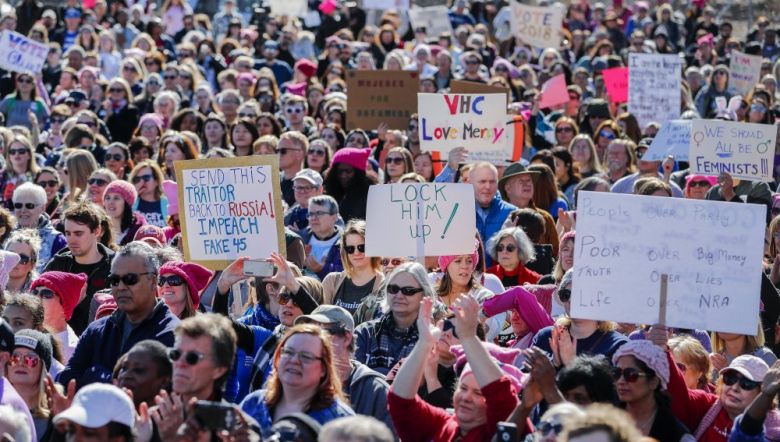 La marcha de las mujeres exhibe su nuevo poder político en Estados Unidos
