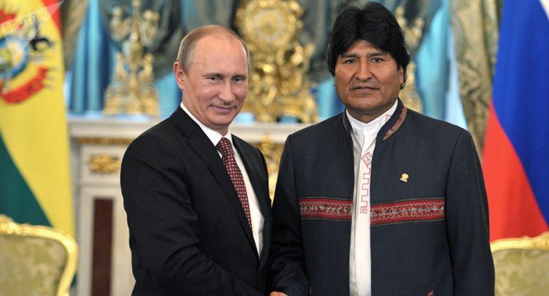 Rusia se acerca a Bolivia: Vladimir Putin invitó a Evo Morales a una visita oficial a Moscú