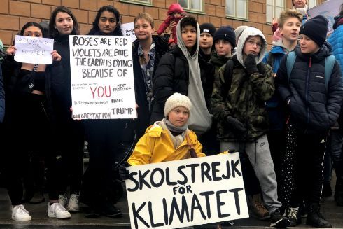 Huelga de estudiantes por el clima: Todos quieren ser Greta Thunberg