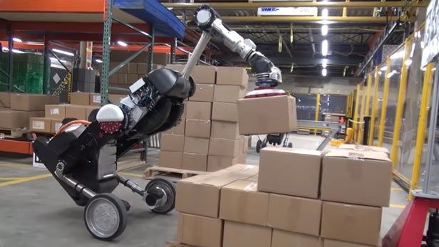 VIDEO: así es Handle, el robot que almacena cajas pesadas como un Tetris