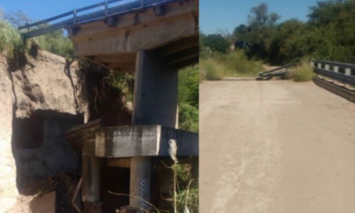 Se hará otro puente en la zona rural de Alcira Gigena tras quedar socavado el de La Nevada