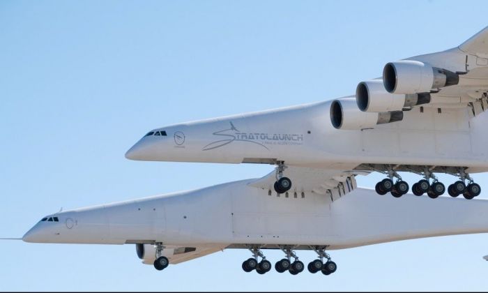 Video y fotos: el impresionante avión más grande del mundo voló por primera vez