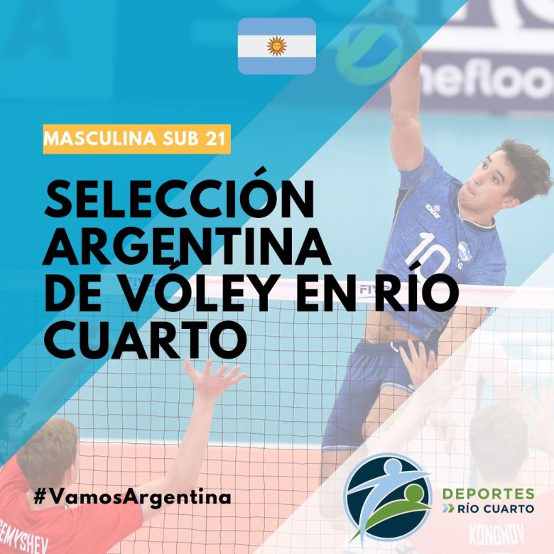 La Selección Argentina Sub 21 de Vóley llega a Río Cuarto