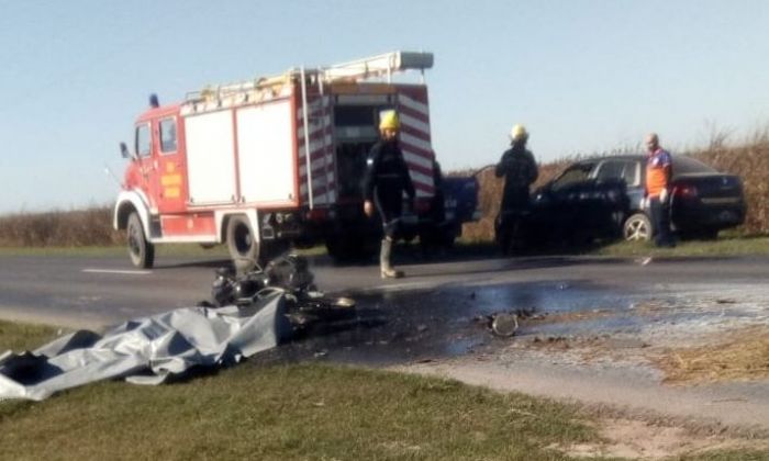 Un empresario de Villa María falleció tras la colisión entre un tractor y una moto