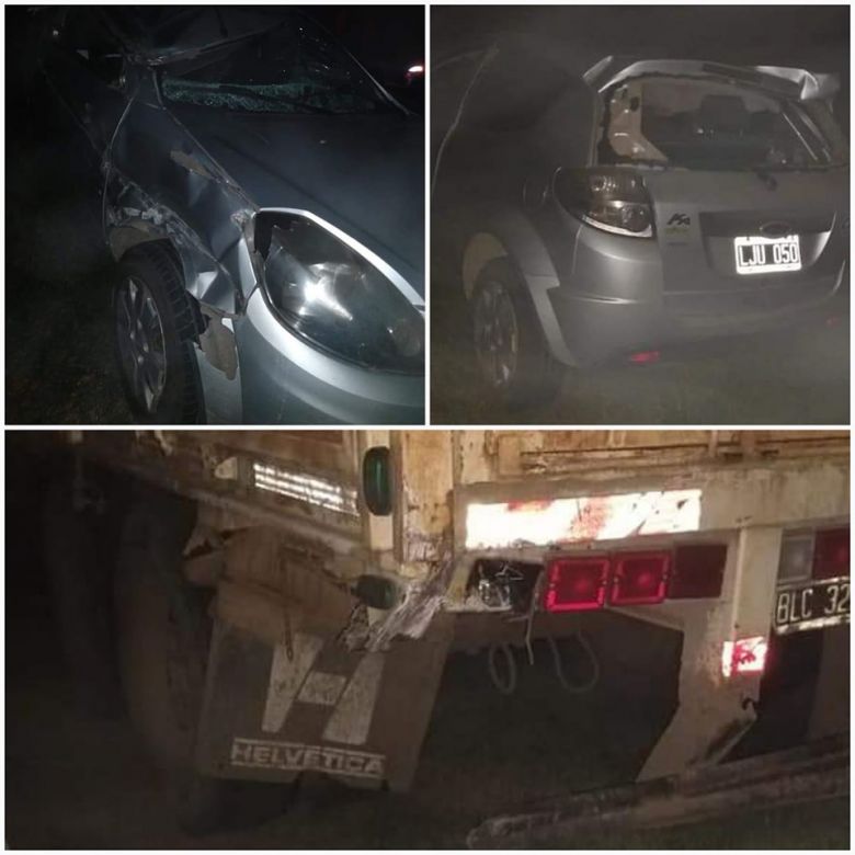 Tragedia en Hernando: un muerto a causa de un choque contra un camión