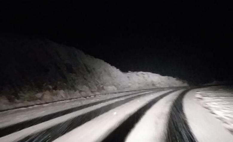 Arrancó la temporada de nevadas y está cerrado el camino de Altas Cumbres