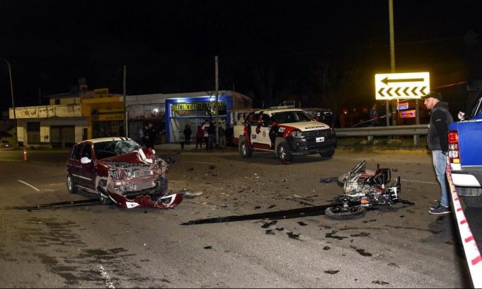 La Falda: murió un adolescente tras chocar con su moto