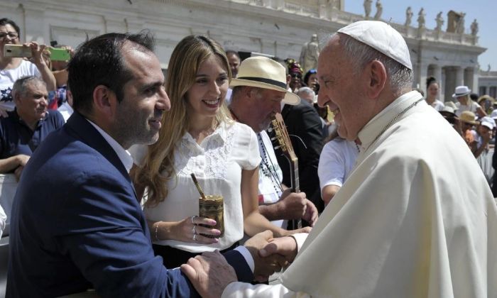 El Intendente de Carnerillo tuvo audiencia con el Papa Francisco