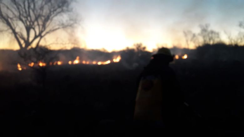 Dos focos de incendio afectaron la reserva Chocancharava ubicada en inmediaciones de la UNRC