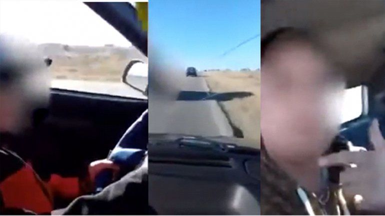 "¡Acelerá, maricón!": puso a su hijo de 10 años a manejar en la ruta y lo filmó