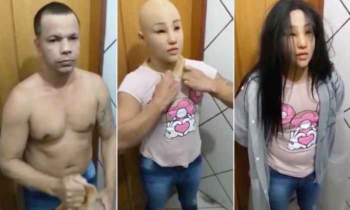 El video del peligroso narco brasileño que intentó fugarse disfrazado como su hija