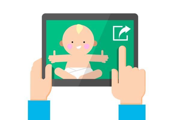 El 81% de los bebés tiene presencia en redes sociales antes de los seis meses