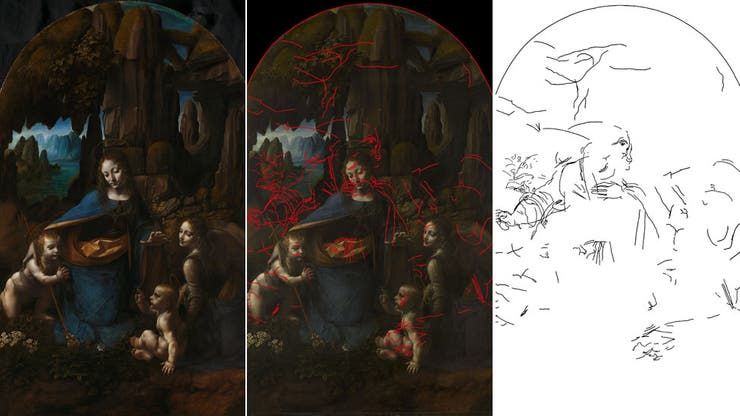 Leonardo da Vinci: el secreto debajo del cuadro ''La Virgen de las Rocas'' revelado mediante rayos X