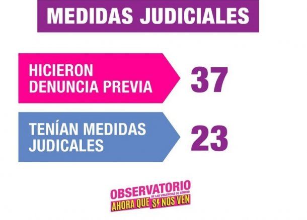 Durante el primer semestre de 2019 hubo 223 femicidios en Argentina