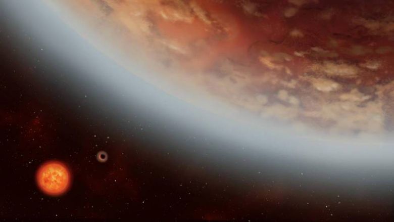 Resultado de imagen para descubrieron agua en el planeta mÃ¡s habitable fuera del Sistema Solar