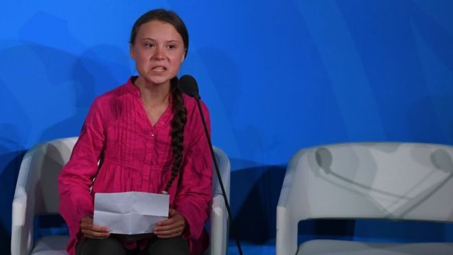 El desafiante discurso de la adolescente sueca ante los líderes mundiales en la cumbre del clima de la ONU
