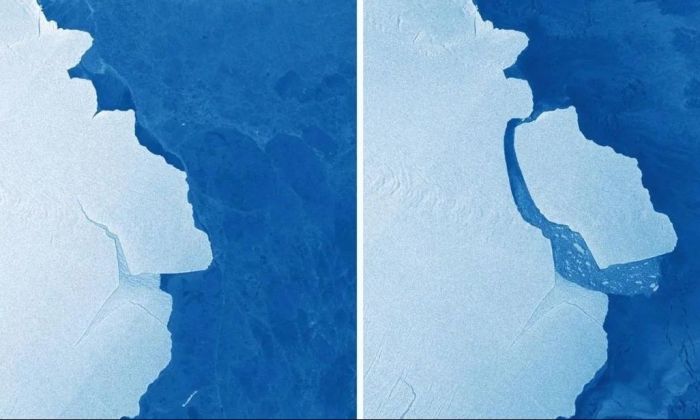Antártida: se desprendió el iceberg más grande de los últimos 50 años
