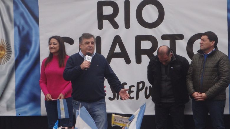 Las imágenes de la visita del presidente Macri a Río Cuarto