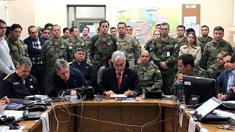 Sebastián Piñera: “Estamos en guerra contra un enemigo poderoso"