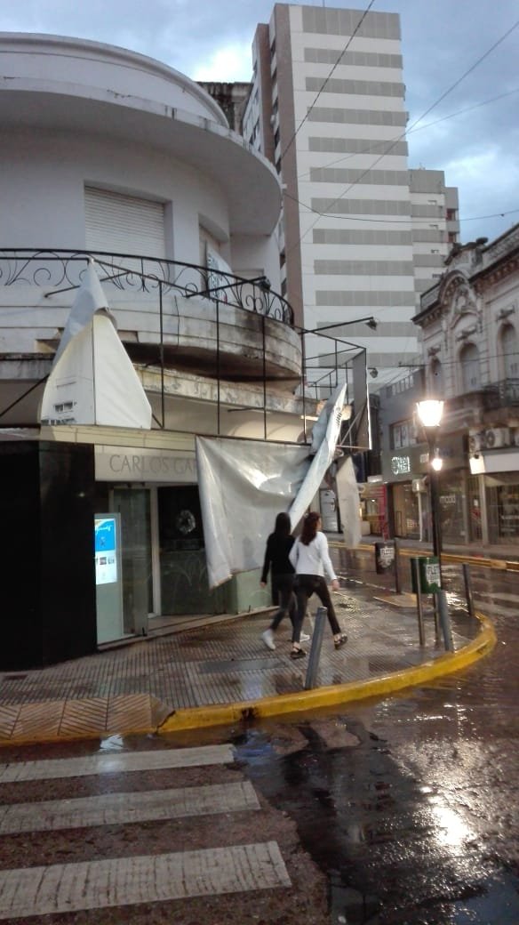 Intenso temporal provocó graves inconvenientes en Río Cuarto y la región