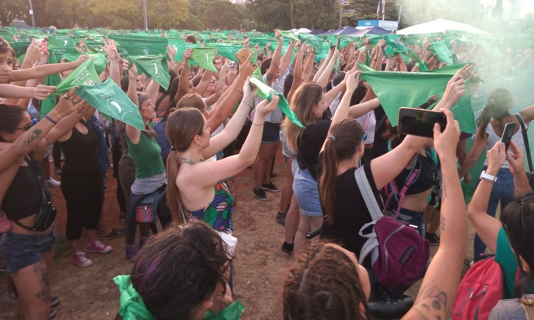 Pañuelazos en Río Cuarto y el país por la Interrupción Voluntaria del Embarazo