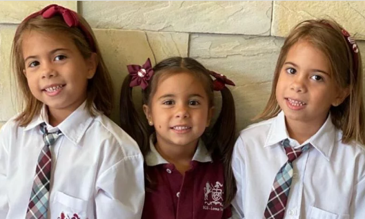 Cinthia Fernández y Matías Defederico se emocionaron juntos por el primer día de clases de sus hijas: "Crezcan sanas y felices"