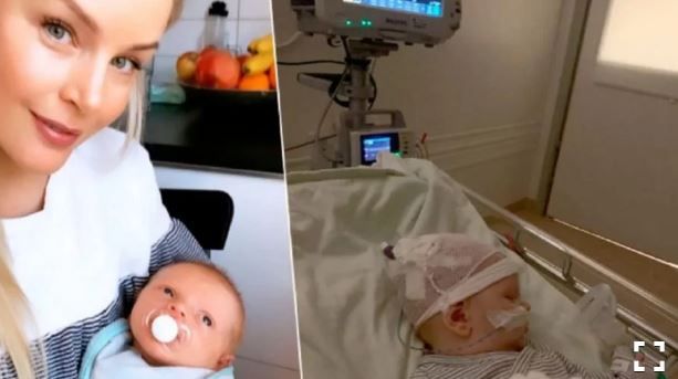 La preocupación de "La Sueca" Larsson por la salud de su bebé de dos meses: "Continuamos y peleamos juntos "