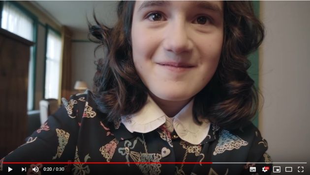 Ana Frank, convertida en 'youtuber' en una adaptación de su diario