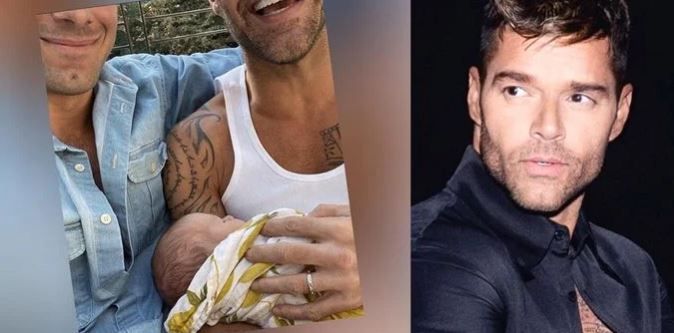 Ricky Martin mostró por primera vez la carita de su hijo Renn