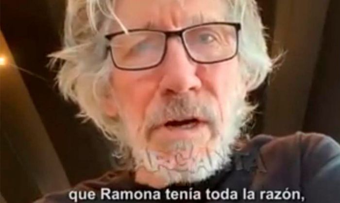 Roger Waters lamentó la muerte de Ramona Medina y aseguró que la dirigente "tenía razón"