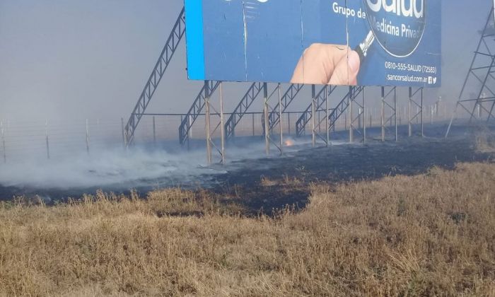 Incendios en la reserva Chocancharava y en el campo del intendente de Chucul