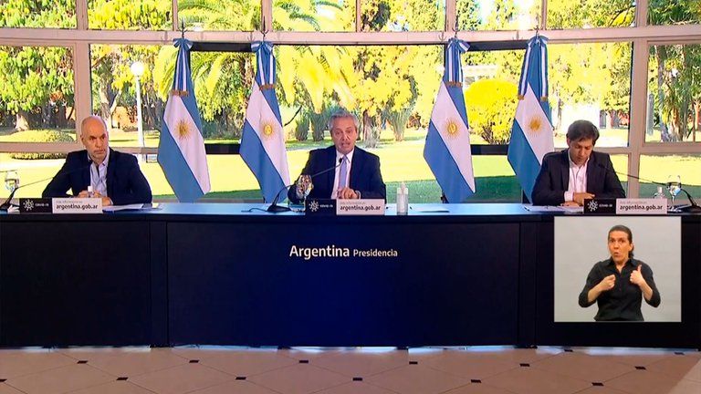 Alberto Fernández se rodea de gobernadores para anunciar la reapertura de la cuarentena en el AMBA