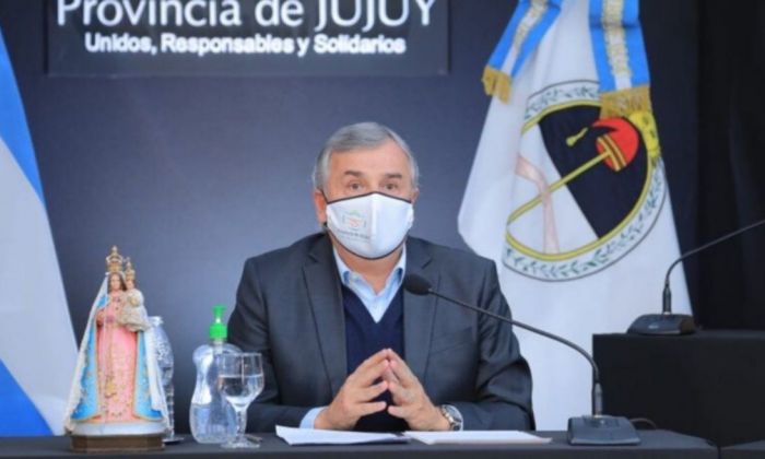 El gobernador de Jujuy Gerardo Morales confirmó que tiene coronavirus