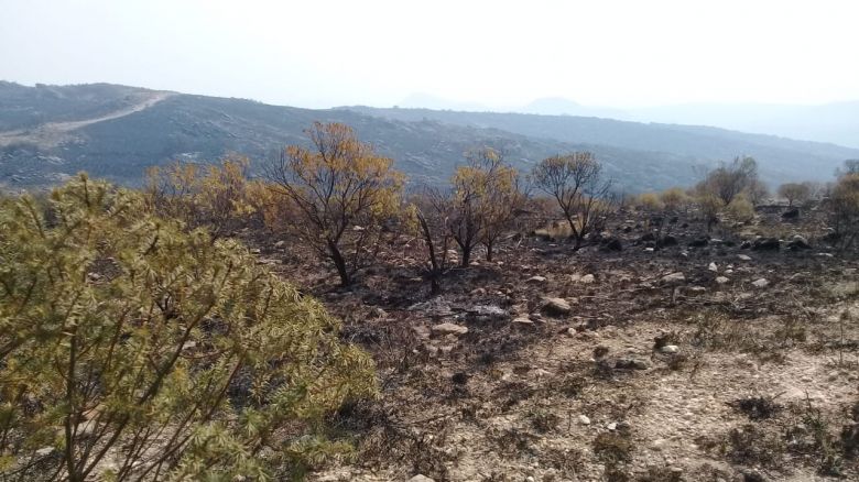 Cobertura especial desde Achiras donde el fuego se acercó a la población