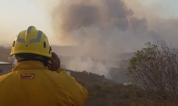 En el sur provincial estaban controlados los incendios pero en Villa Amancay y La Paz hay fuego
