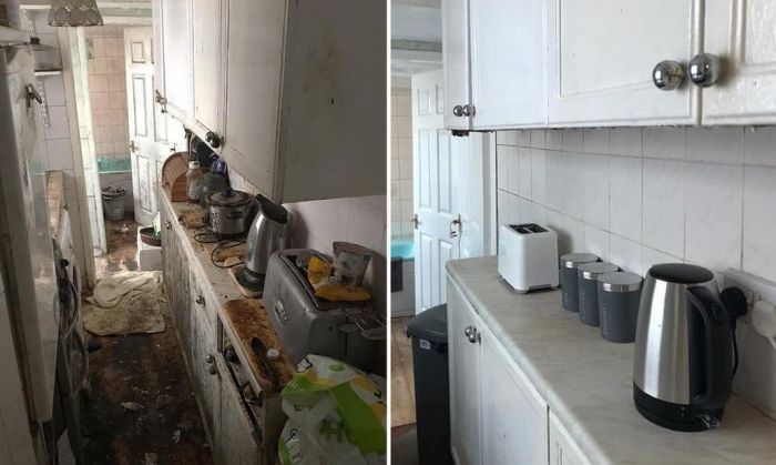 En fotos: el antes y después de una casa que nadie limpió durante 12 años
