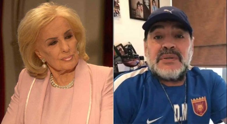 El recuerdo de Mirtha Legrand a Maradona y su emotivo mensaje para Claudia Villafañe: "¡Diego será eterno!"