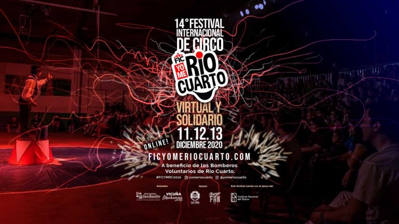 Se viene el 14º Festival Internacional de Circo "Yo Me Río Cuarto 2020"