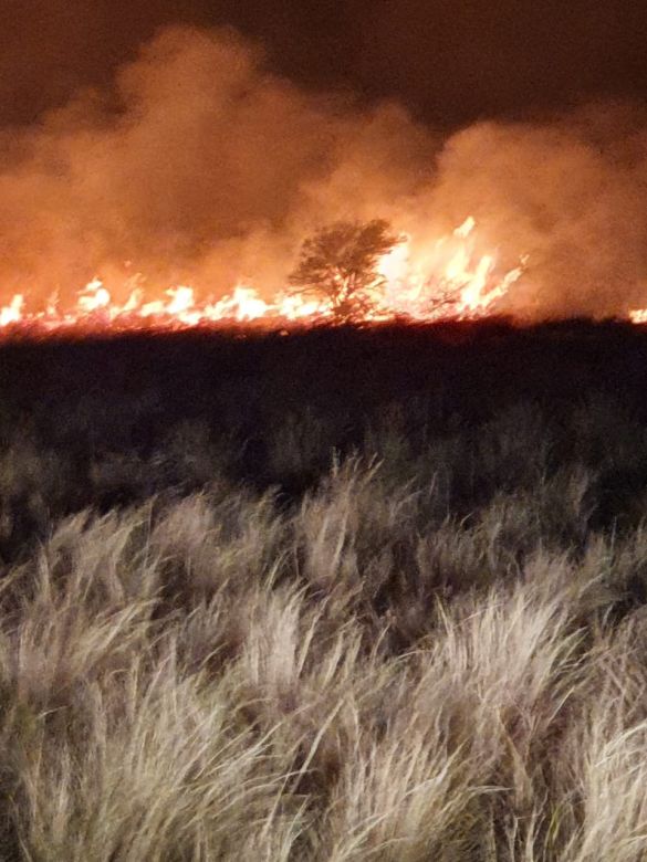 Incendio descontrolado en Chaján 
