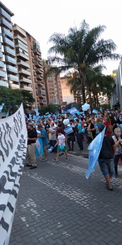 Marcha en contra de la legalización del aborto en Córdoba